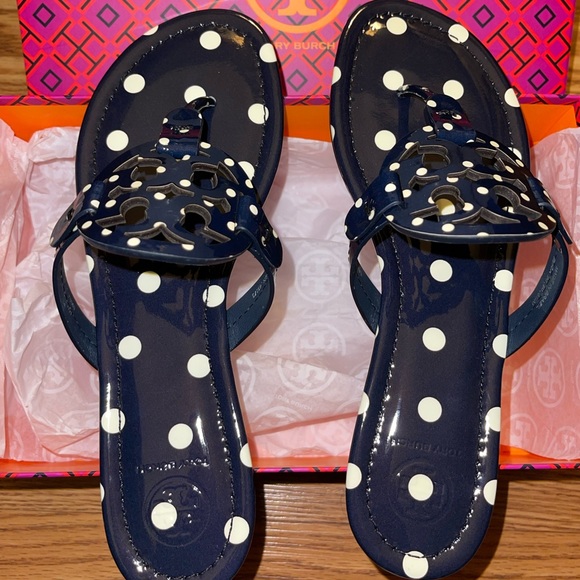 SOLD. NEW Tory Burch Miller Sandals - Picture 6 of 12